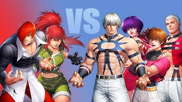 Orochi Iori Leona vs Orochi Team