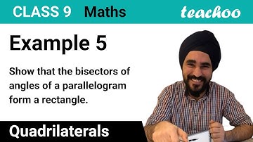 Example 5 - Show that bisectors of angles of parallelogram - Teachoo