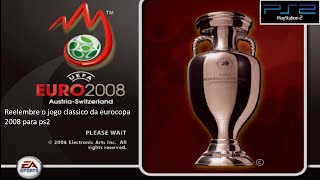 Jogos Classicos de futebol #1 Ea Sports Uefa EURO 2008 PS2 Gameplay HD