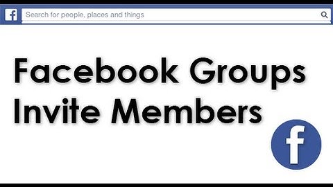 How to send a Facebook Group invite