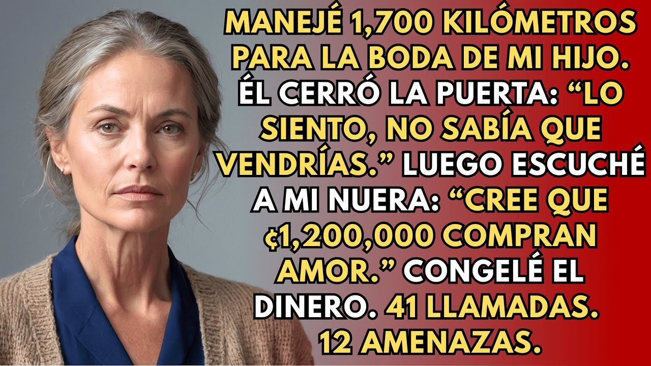 Manejé 1,700 Kilómetros para una Boda — Luego Mi Hijo Me Dijo Que No Sabía Que Vendría…