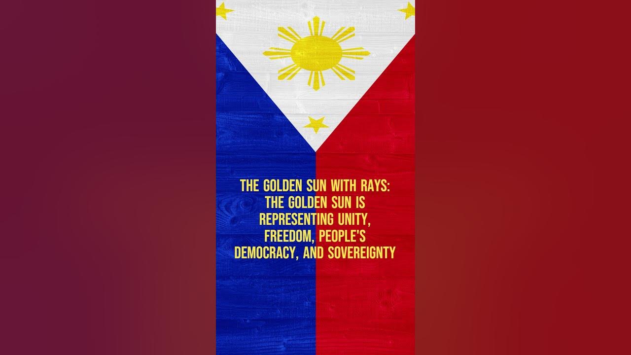 The philippine flag meaning of colors and symbols short video youtube