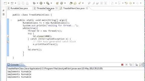 Java programming Lesson 54 Threads 2: Delay Puting a Thread to Sleep