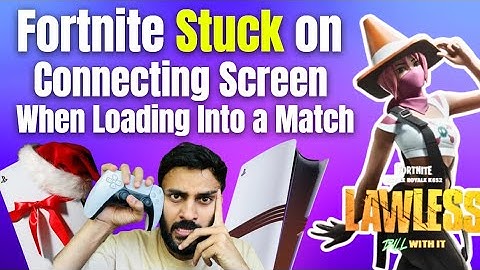 How to Fix Fortnite Stuck on the Connecting Screen When Loading Into a Match ⚡#fortniteupdate #ps5