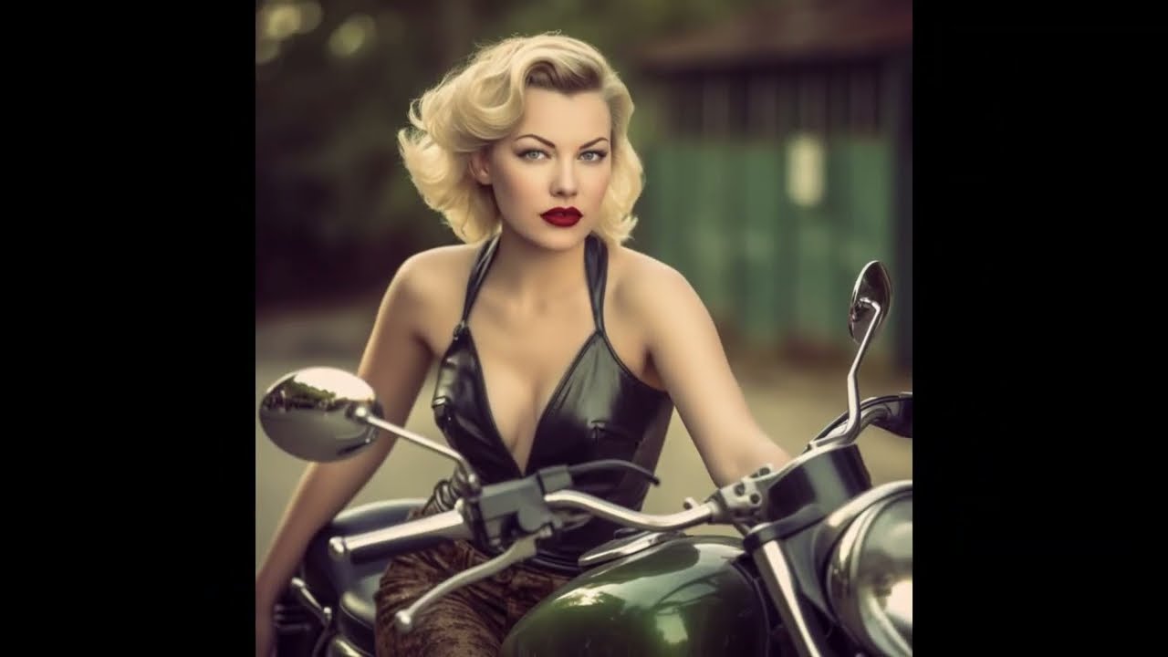 Beautiful Motorcycle Babes - Pin Up Girls