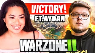 I got a Warzone 2 WIN with Aydan!