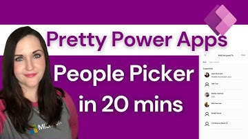 How to Build a Pretty Power Apps People Picker with Office365 Users