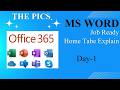 MS Word (Home Tab )