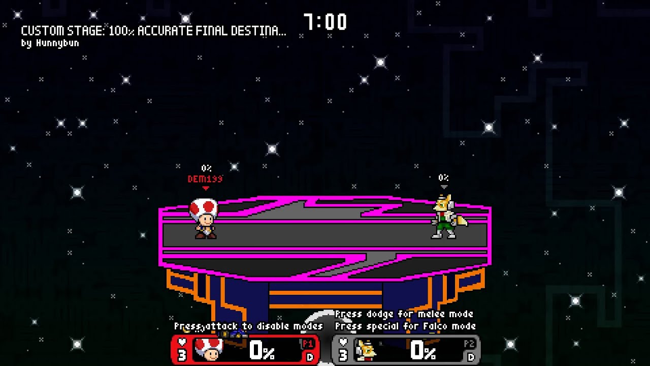 Rivals of Aether - Toad vs Fox McCloud (Level 9 CPU)