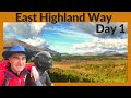 East highland way  day 1  lanshan 2 pro wild camp  thru hiking trail west scotland