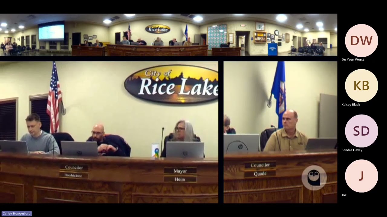 02.23.2026 Rice Lake City Council Meeting