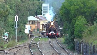 #LVR 5917 (9S90) emerges from Picton Station and climbs to Picton tunnel enroute to Canberra.