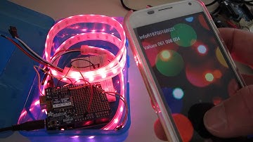 Arduino Neopixel Strip with Processing Bluetooth Controller