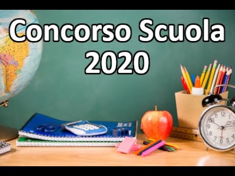 Ministero dell'Istruzione - Concorso ordinario docenti 2020