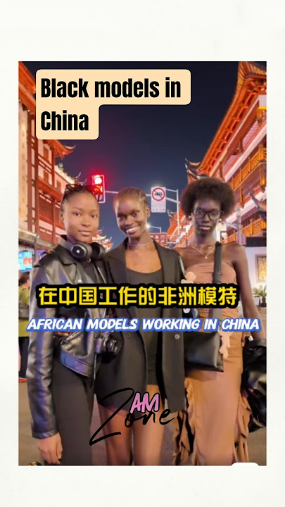 black models in China 🇨🇳 😍 welcome to China #shortfeeds
