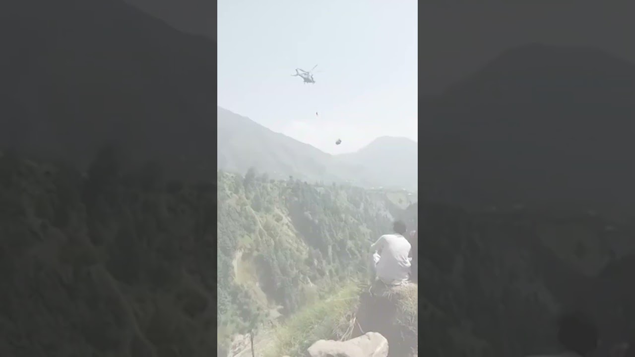 Dramatic moment rescuers attempt to save children stuck in cable car #Shorts