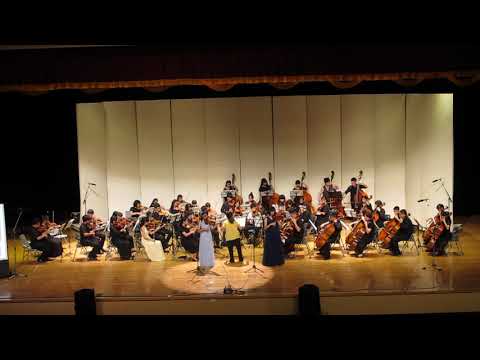 20190720大成國中弦舞交響 韋瓦第 雙小提琴協奏曲  第三樂章潘柔楹    石佩琳9