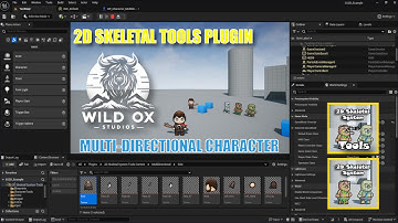 UE5.5.4 - 2D Skeletal System Tools Plugin (Multi-Directional Character)