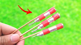 How To Make A Match Rocket At Home | DIY Fire Cracker Using Matches | Will It Fly