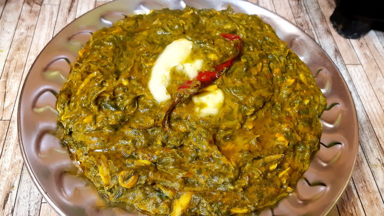 पंजाबी स्टाइल सरसो का साग एकदम सिंपल तरीके से।Sarson Ka Saag Recipe 