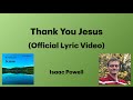 Thank You Jesus (Official Lyric Video)
