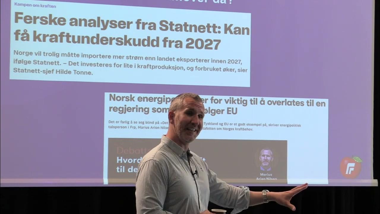 Marius Arion Nilsen Energi og miljøpolitikk YouTube