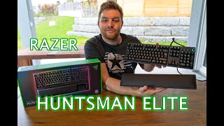 Razer Huntsman Elite - Gaming Keyboard, Optical Switches, Chroma RGB - Unboxing & First Impressions screenshot 5