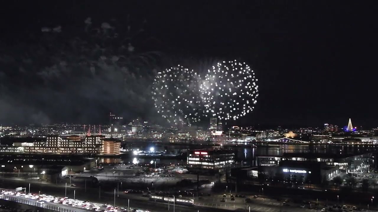 Nyårsfyrverkeri Göteborg 2026