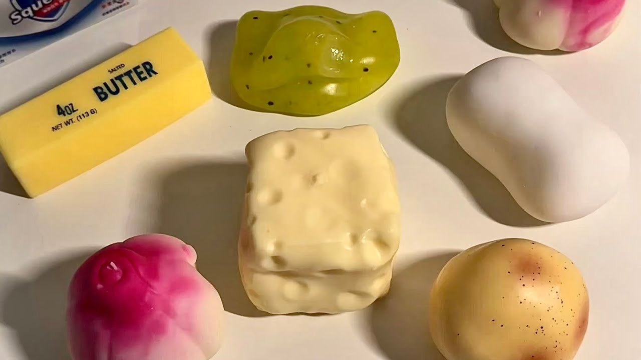 [💸Squishy💸] 동대문에서 사 온 크런치 슬랑이 말랑이 만지기 Crunchy Squishy ASMR