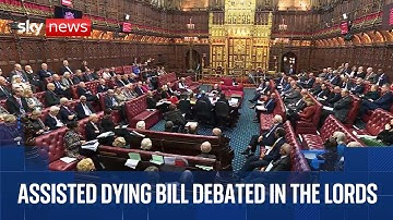 House of Lords debates assisted dying bill for final time this year