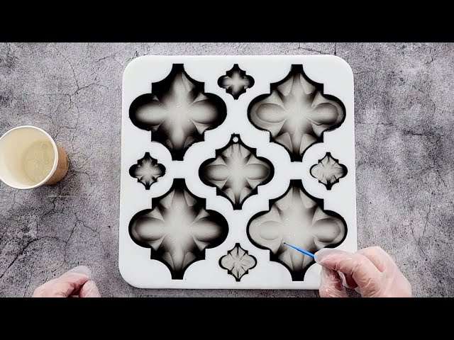 1608 Incredible Resin Effects From This Amazing Arabesque Silicone Mold 