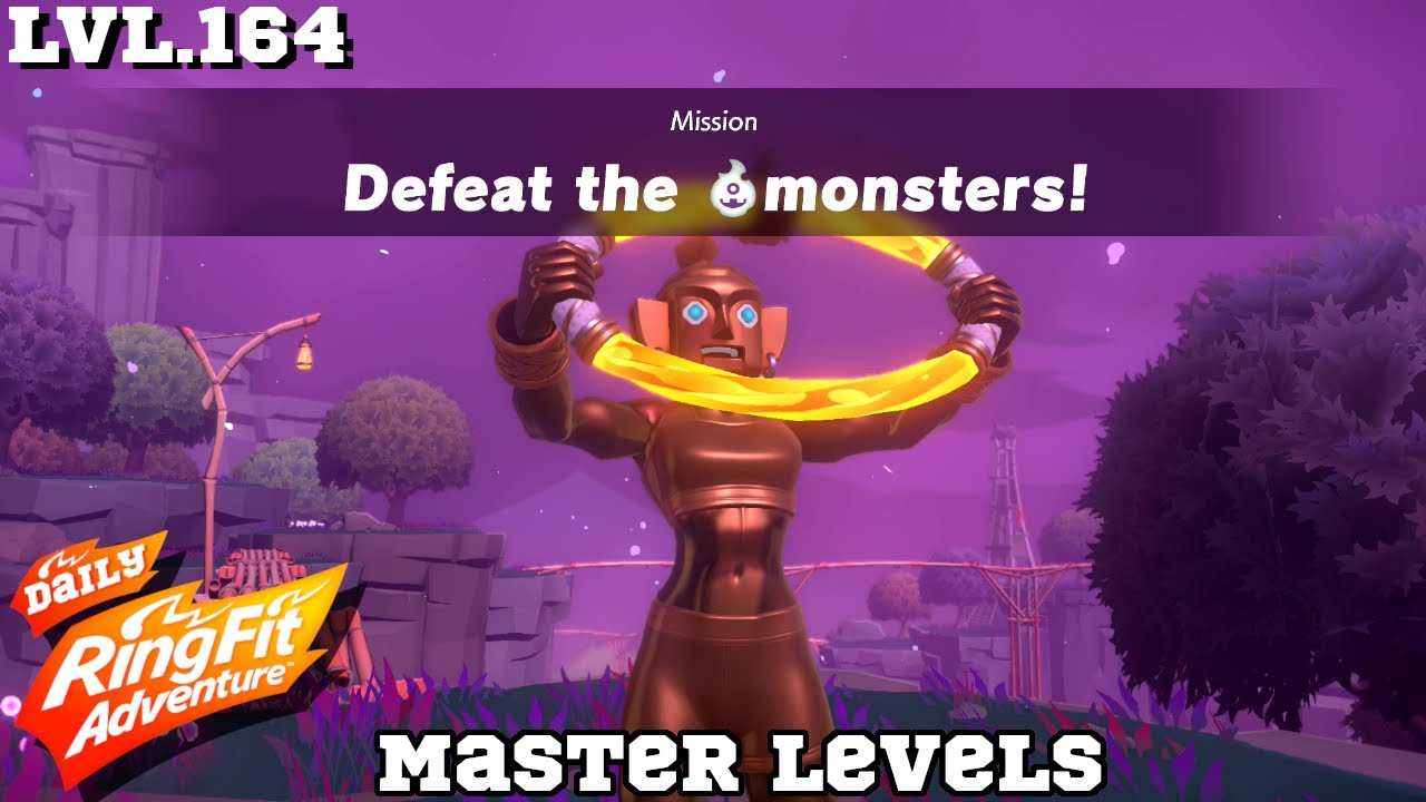 Мастер, уровень 164, Стадион | Ежедневное приключение Ring Fit - Без комментариев
