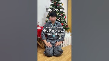 Cách xin lỗi trong tiếng Nhật | Rikisaigon  #tiengnhat #tuvungtiengnhat #japan