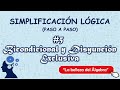 Simplificacion Logica 5/8 - Bicondicional y Disyunción Exclusiva