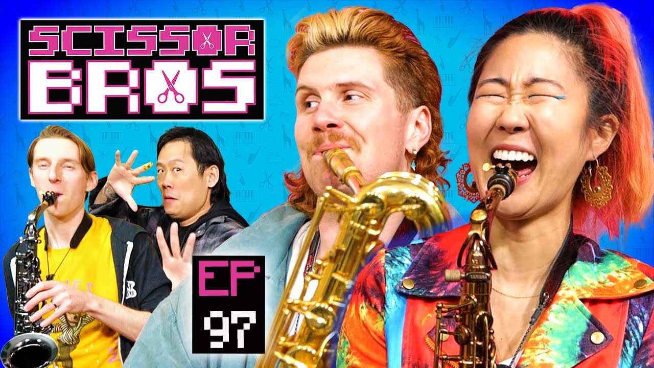 Leo P & Grace Kelly are 2SAXY Scissor Bros w/ Steebee Weebee