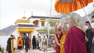 Grand Welcome to His Holiness The Great 14th Dalai Lama of Tibet. Ladakh 2023.
