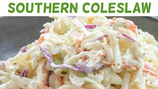 Amazingly Delicious Classic Creamy Southern Coleslaw | Coleslaw recipe
