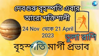 24 November বহসপত মরগ রশফল তল রশ Brihaspati Margi Tula Rashi