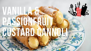 Vanilla &amp; Passionfruit Custard Cannoli | Everyday Gourmet S11 Ep72