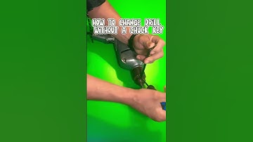How to change a drill bit without a chuck #shorts