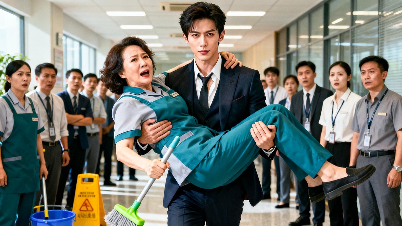 全集🌹清潔阿姨搞衛生掃廁所，意外撞上中藥的冷面總裁，一夜情後她帶球跑六年，重逢後總裁發誓寵母子三人！寵她成豪門主母！#短劇 #爱情 #熱門短劇 #短劇全集 #甜寵