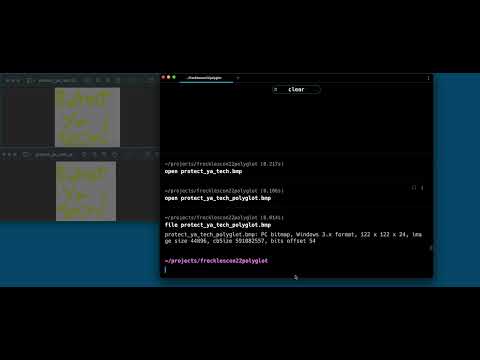Python/Bitmap Polyglot Proof of Concept - YouTube