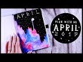 BULLET JOURNAL PLAN WITH ME APRIL 2019  |  PLANT BASED BRIDE