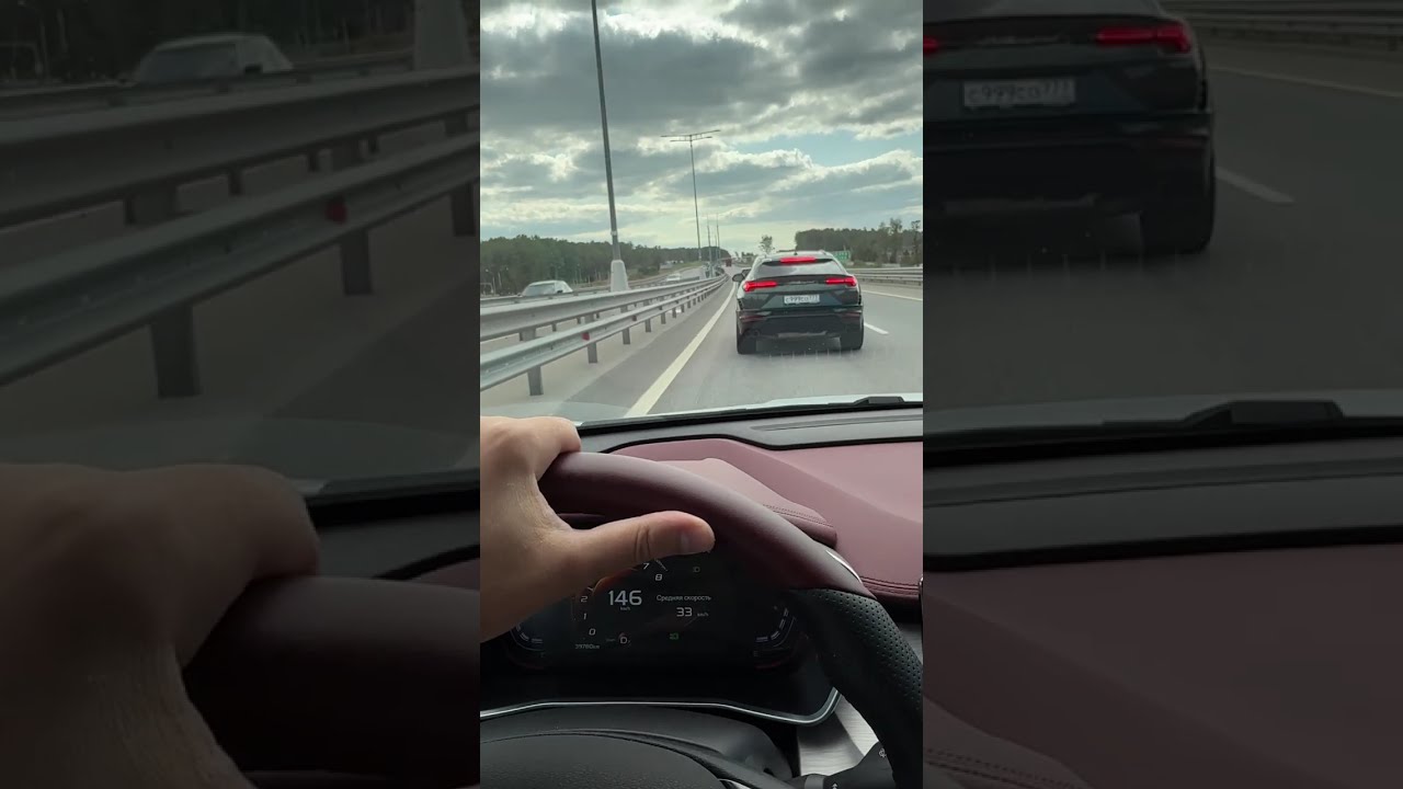 Geely Coolray погоня за lamborghini urus - смогу обогнать ?