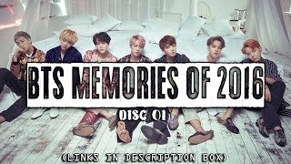 [ENG SUB] BTS MEMORIES OF 2016 - 'DISC 01' (LINKS IN DESCRIPTION)