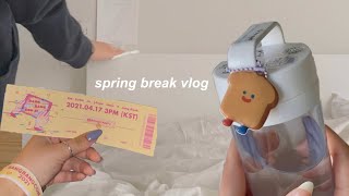 spring break vlog; bangbangcon, cute customization, cleaning + more 