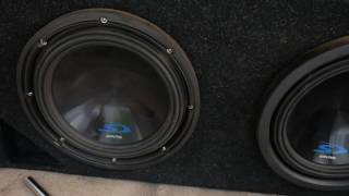 Two Alpine 10 Type S & Pioneer GM-D9601
