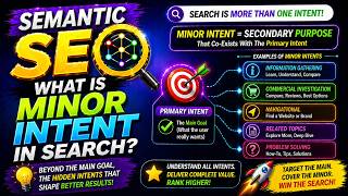 What is Minor Intent in Search in Semantic SEO
