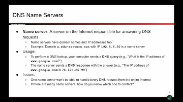 [Networking5, Video 3] DNS Name Servers