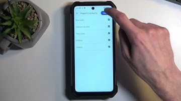 How to Copy Contacts from SIM Card to Internal Storage on UNIHERTZ 8849 Tank 3